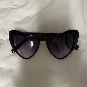 Heart-shaped sunglasses